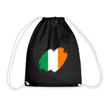 Drapeau irlandais Vintage Drapeau irlandais Dublin - Sac de sport léger - noir - Devant