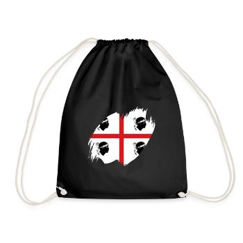 Sardinia Flag Sardinian Flag Sardegna Flag - Drawstring Bag - black - Front