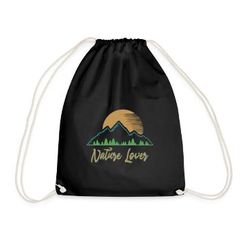 Randonnée en amoureux de la nature en amoureux de la nature - Sac de sport léger - noir - Devant