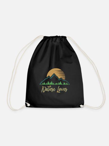 Randonnée en amoureux de la nature en amoureux de la nature - Sac de sport léger - noir