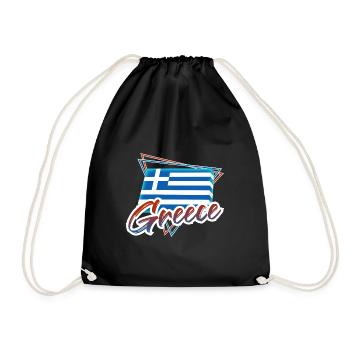Grèce - Sac de sport léger - noir - Devant