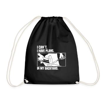 Faux cadeaux | Enclume de forgeron maréchal-ferrant - Sac de sport léger - noir - Devant