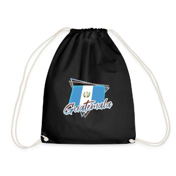 Guatemala - Drawstring Bag - black - Front