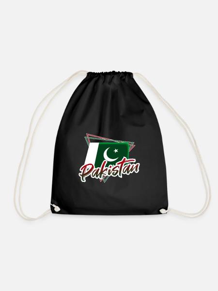 Pakistan - Turnbeutel - Schwarz