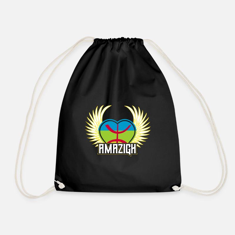 Amazigh - Turnbeutel - Schwarz