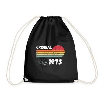 Cassette rétro originale de 1973 50e anniversaire - Sac de sport léger - noir - Devant