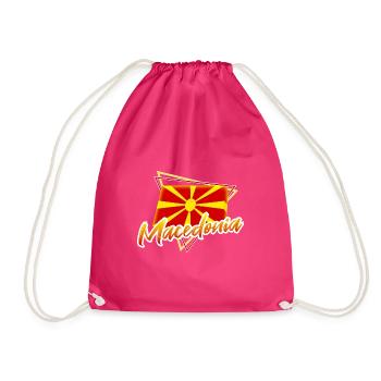 Macédoine - Sac de sport léger - fuchsia - Devant