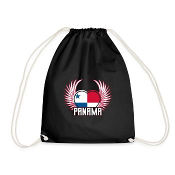 Panama - Drawstring Bag - black - Front