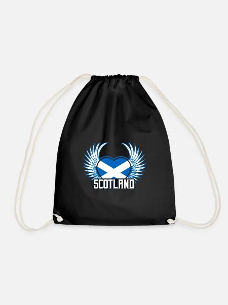 Schottland - Turnbeutel - Schwarz
