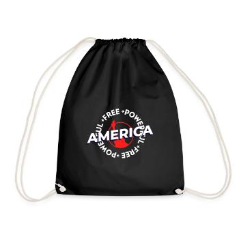 Liberté puissante - Sac de sport léger - noir - Devant