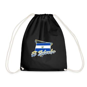 El Salvador - Drawstring Bag - black - Front