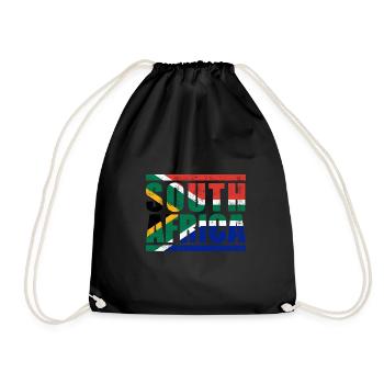 Afrique du Sud - Sac de sport léger - noir - Devant