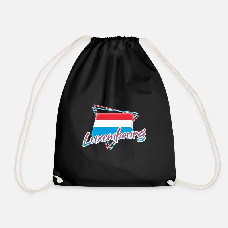 Luxemburg - Turnbeutel - Schwarz