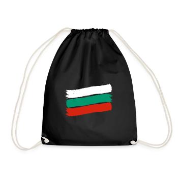Bulgaria Flag Bulgarian flag Golden Sands - Drawstring Bag - black - Front