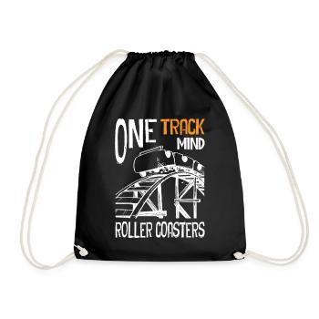 One Track Mind Roller Coaster - Turnbeutel - Schwarz - Vorne