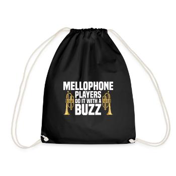 Mellophonist - Turnbeutel - Schwarz - Vorne