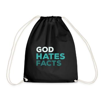 Les dictons athées | Athéisme Religion Dons - Sac de sport léger - noir - Devant