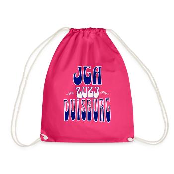 Duisburg JGA Junggesellenabschied 2023 für Fans - Turnbeutel - Fuchsia - Vorne