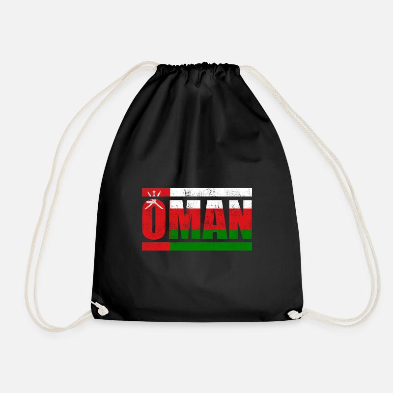 Oman - Turnbeutel - Schwarz
