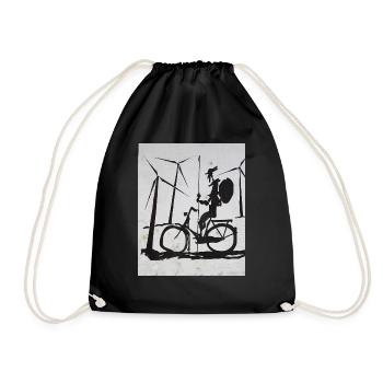 20200115 113538 2 - Drawstring Bag - black - Front