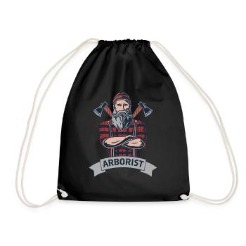 Arboriculteur Arboriste Arboriculture - Sac de sport léger - noir - Devant