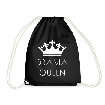Drama queen - Drawstring Bag - black - Front