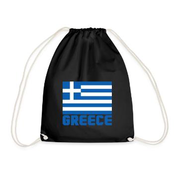 Grèce - Sac de sport léger - noir - Devant