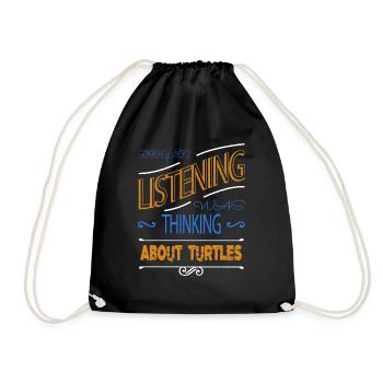 super cool animal heureux dictons drôles - Sac de sport léger - noir - Devant