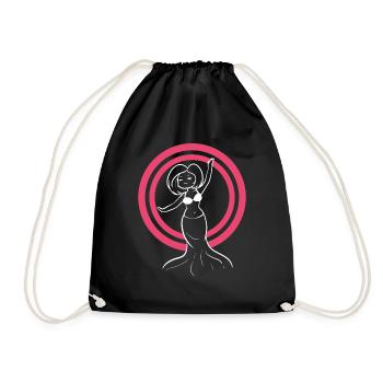 Magicien Belly Dancer TV Personnalité Poison - Sac de sport léger - noir - Devant
