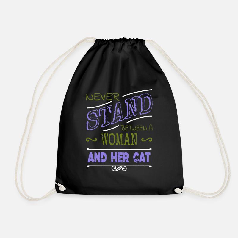 awesome cat lover pet lover persian joke love - Turnbeutel - Schwarz