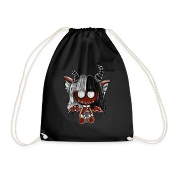 devil - Turnbeutel - Schwarz - Vorne