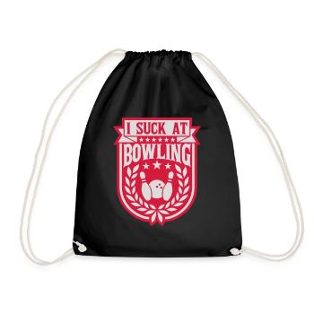 Je suis nul au bowling - Sac de sport léger - noir - Devant