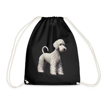 Bedlington Terrier Chien - Bedlington Terrier - Sac de sport léger - noir - Devant
