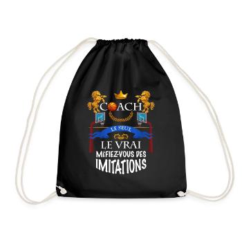 Entraineur Coach Basket Humour Basketball - Sac de sport léger - noir - Devant