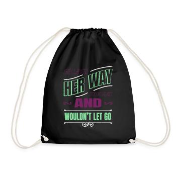 Mammal Joke Humor Rainbow Cat Cat Humor Statement - Drawstring Bag - black - Front