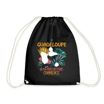 La Guadeloupe Mon Pays A Moi - Sac de sport léger - noir - Devant