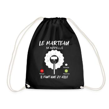 Marteau m'appelle Cadeau Musculation Fitness Sport - Sac de sport léger - noir - Devant
