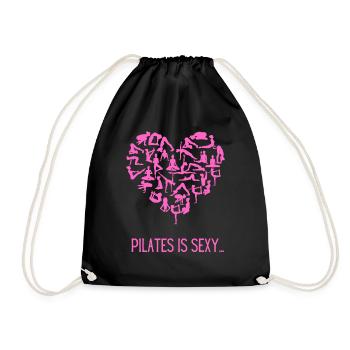 LE PILATES EST SEXY - Sac de sport léger - noir - Devant