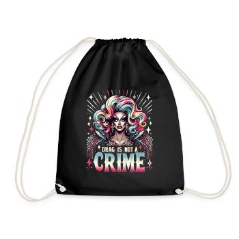 Exclusive Drag Culture and Drag Queen Inspired - Turnbeutel - Schwarz - Vorne