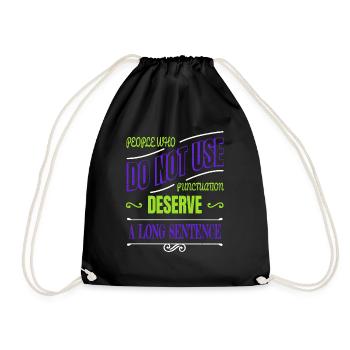 Livres de blagues Déclaration Dictons de bicyclette Blog de romancier - Sac de sport léger - noir - Devant