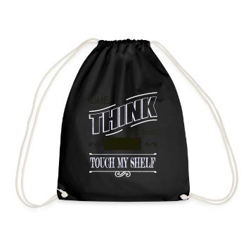 bibliophile book keeper awesome book keeper shirt - Turnbeutel - Schwarz - Vorne