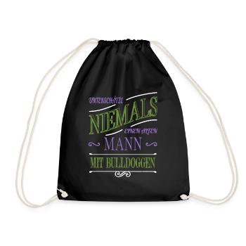 amour animal de compagnie cool levrette vieil homme bday - Sac de sport léger - noir - Devant