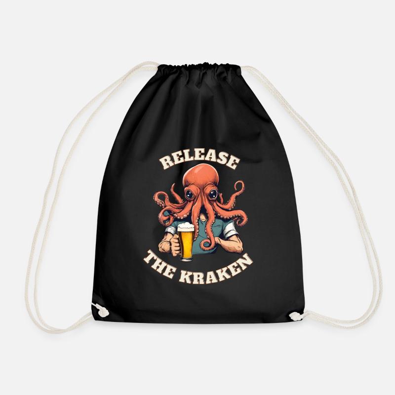 Relâchez la pieuvre - Sac de sport léger - noir