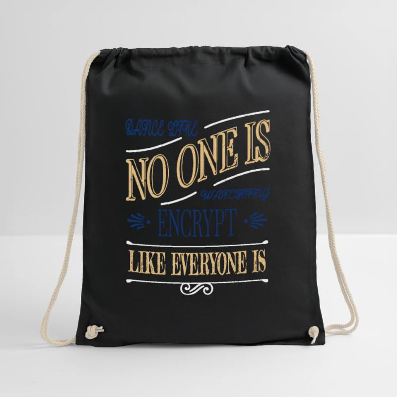 coding bday computer hacking code anonymous mask Drawstring Bag