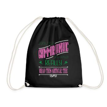 Auteur anniversaire Bday bicyclette romancier dictons - Sac de sport léger - noir - Devant