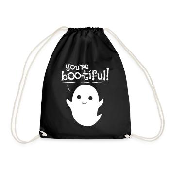 You are bootiful Gespenst - Turnbeutel - Schwarz - Vorne