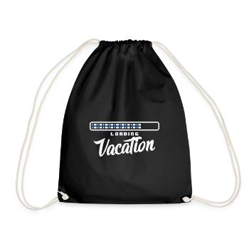 Finland Flag Suomi Finnish Flag Used Look - Drawstring Bag - black - Front