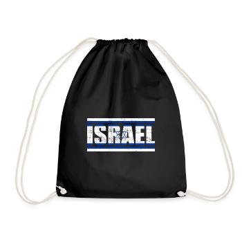 Israel - Drawstring Bag - black - Front
