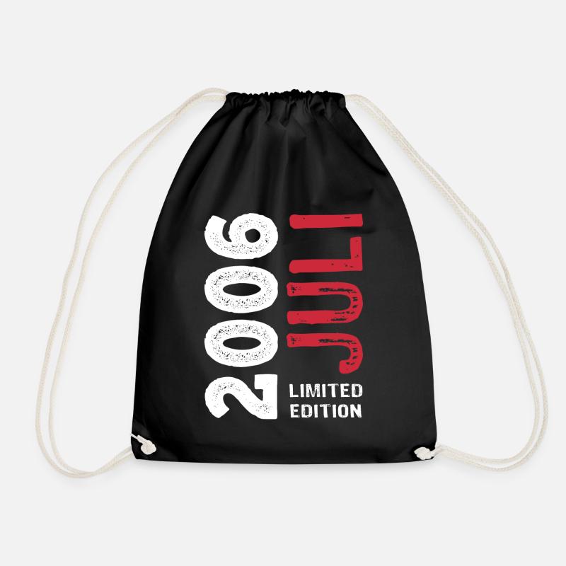 Limited Edition Juli 2006 - Geburtstag - Geschenk - Turnbeutel - Schwarz