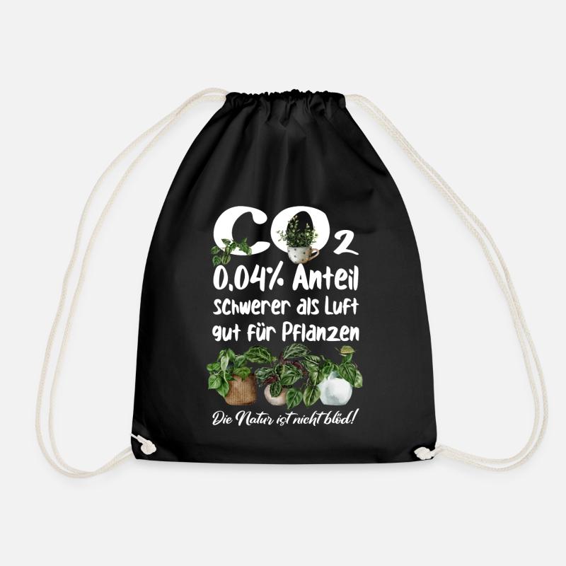 CO2 - Turnbeutel - Schwarz